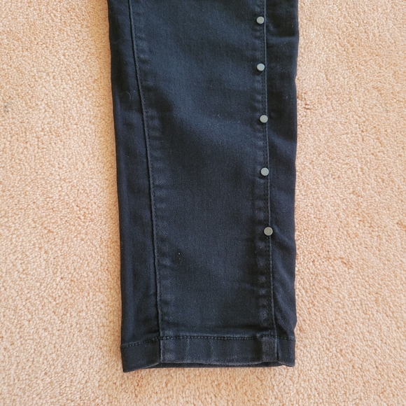 SUKO JEANS Black Studded High Rise Denim Jeans - Picture 5 of 6